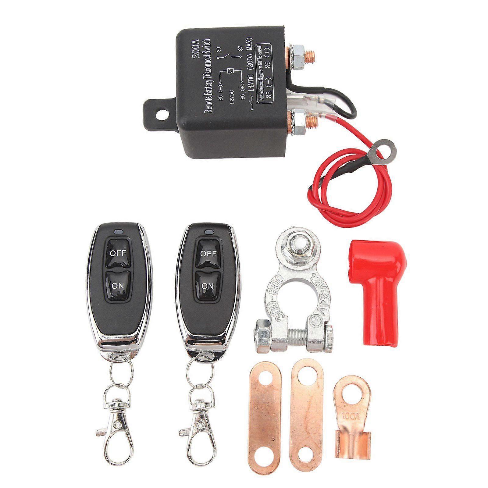 12V 200A battery disconnect switch for car high security