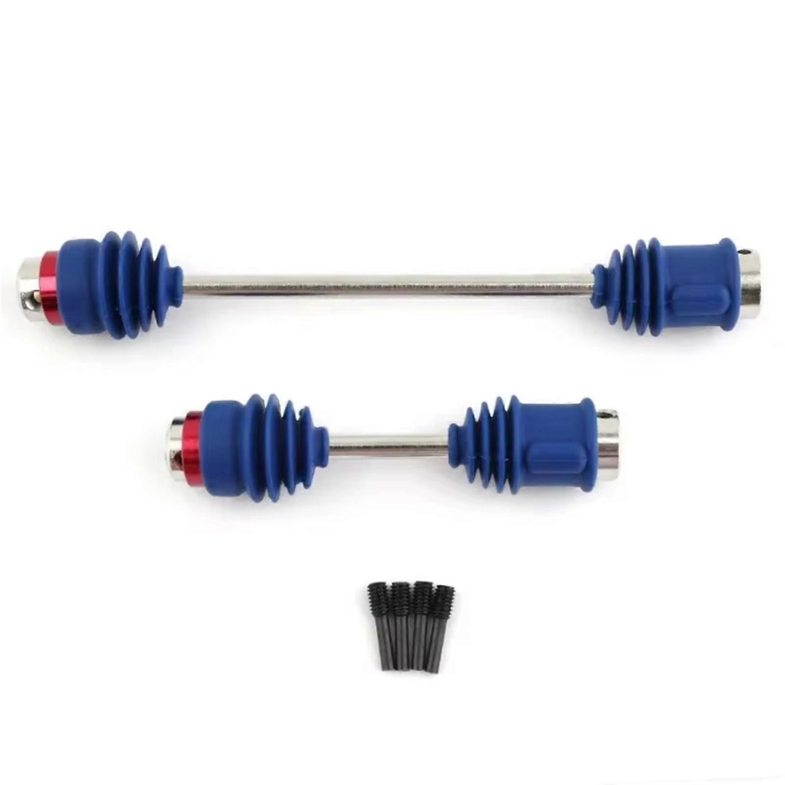 RC Antriebswelle for 1/10 Traxxas E-Maxx Metall-Center-Antriebswellen Dogbone CVD-Antriebswelle Blau mit Staubmanschetten 5151R