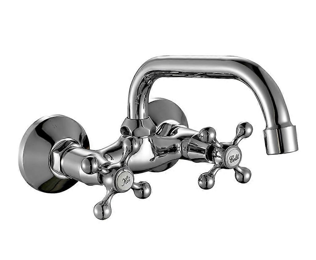AQG Athos Classic Vintage Kitchen Sink Mixer Tap Fitting Elegant Design and Functionality Gloss Chrome