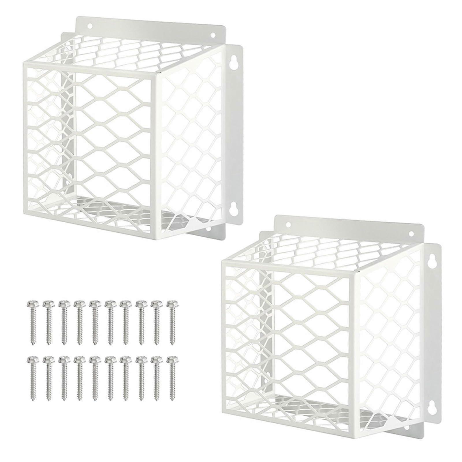 2pcs Bird Protection Drying System Carbon Steel Ventilation Covers for Trockner Bird Cages and Dryers