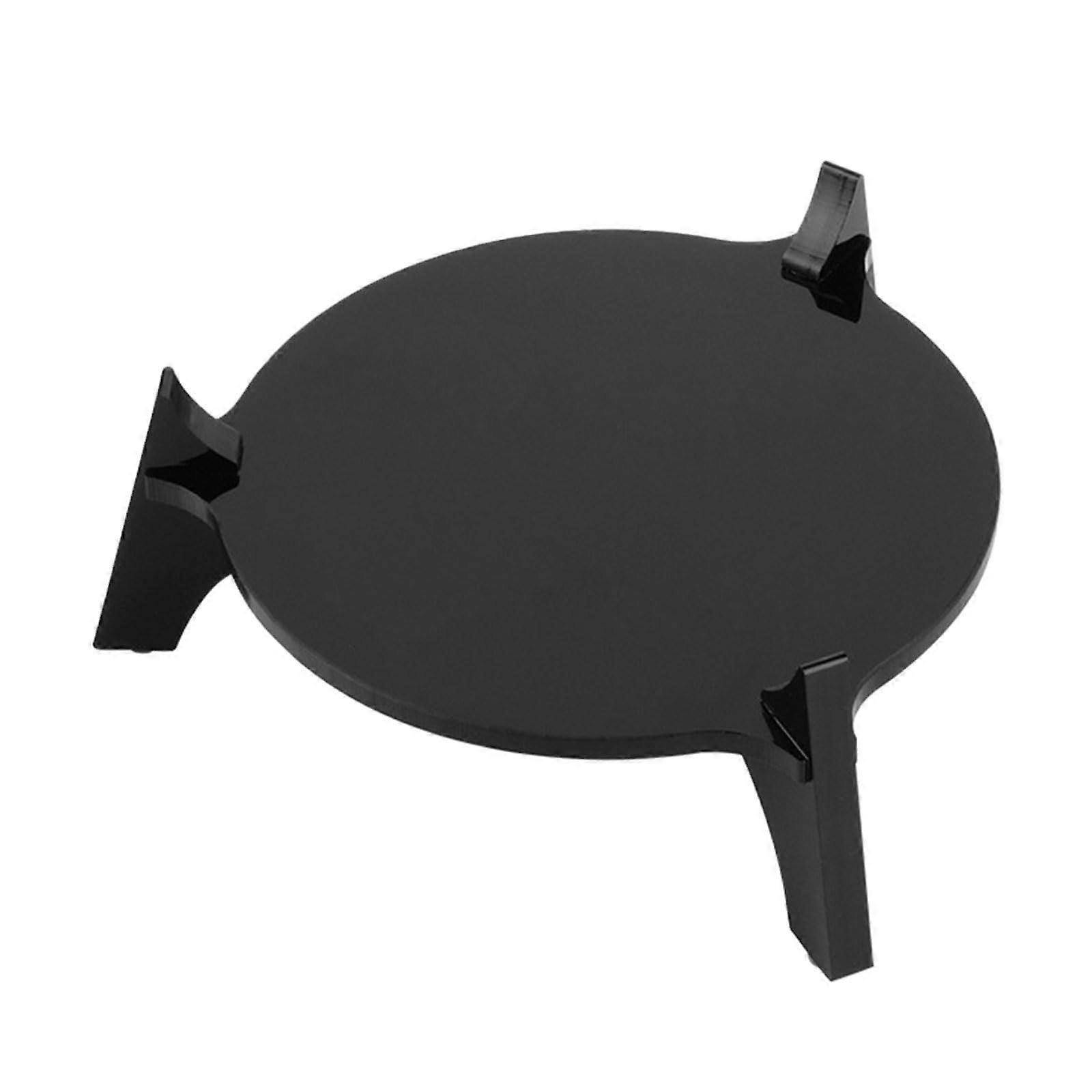 Acrylic desktop stand, compatible with presentation stand for enhanced stability, silicone pad isolation stand, black