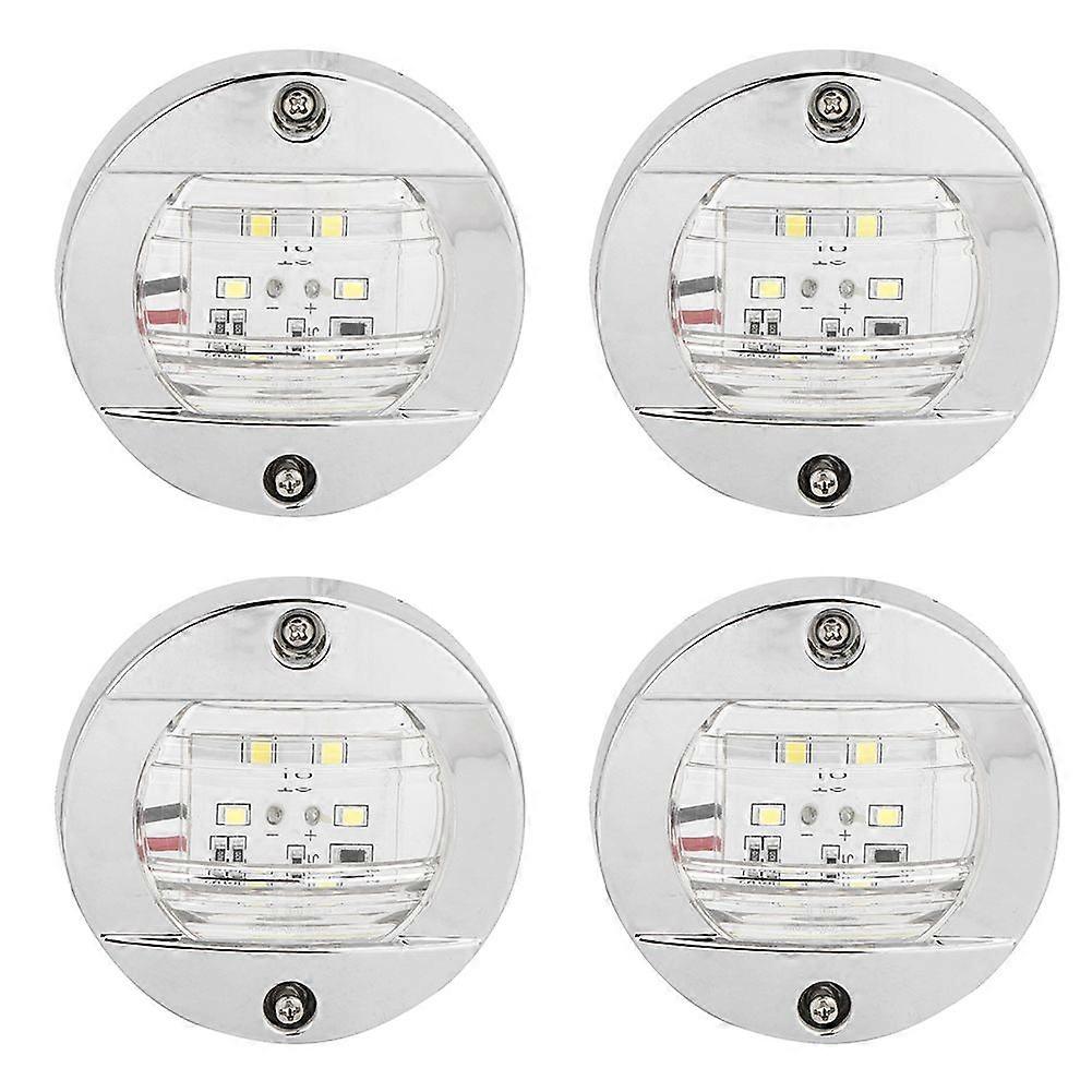 4pcs clear lens LED navigation light 12V waterproof for marine use