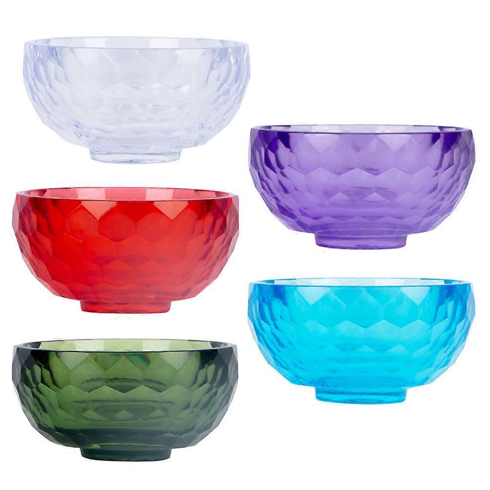 Acrylic Facial Mask Mixing Bowls, Portable and Easy to Clean for Travel Use
