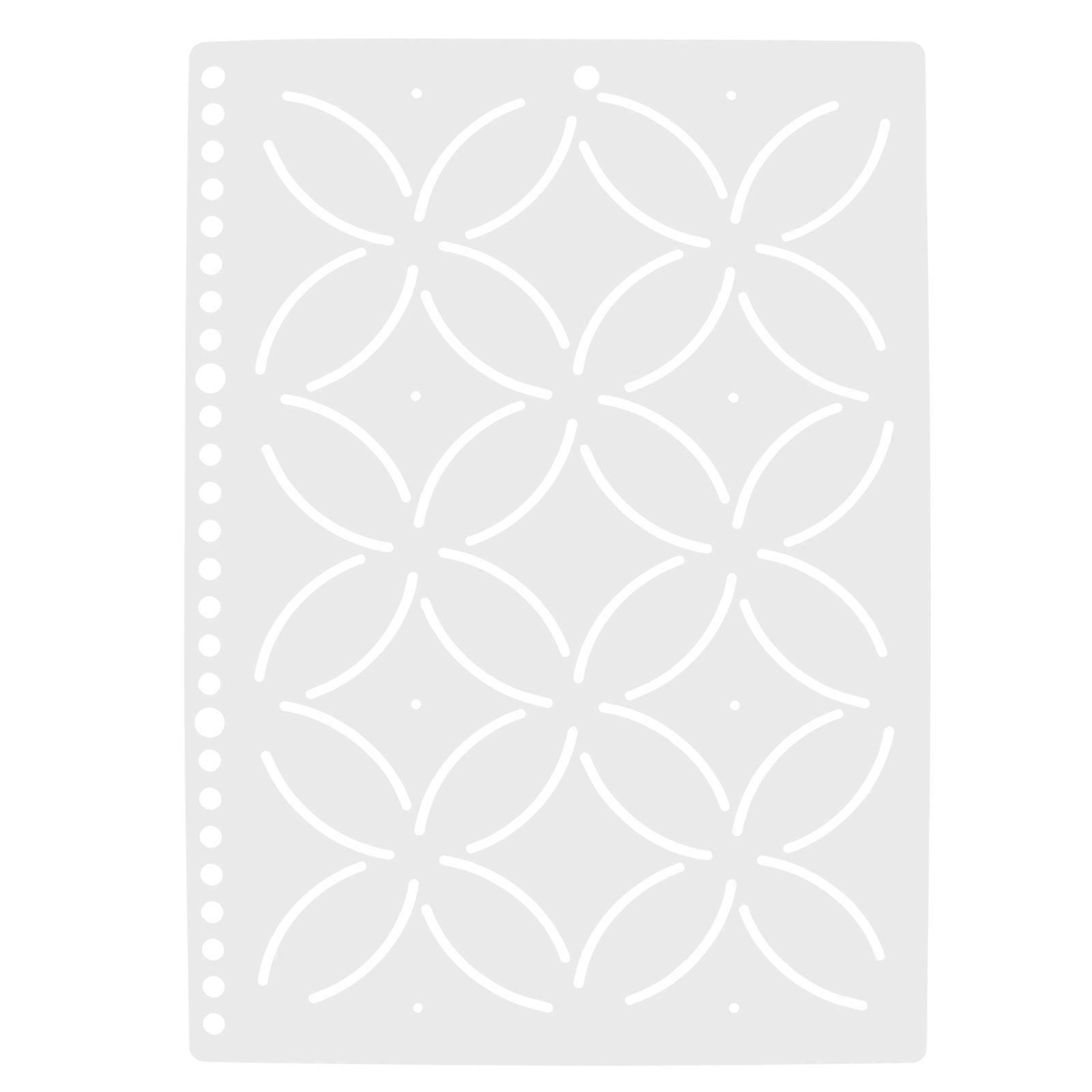 Sewing Templates for Quilting, Multi-Purpose Embroidery and Painting Tool