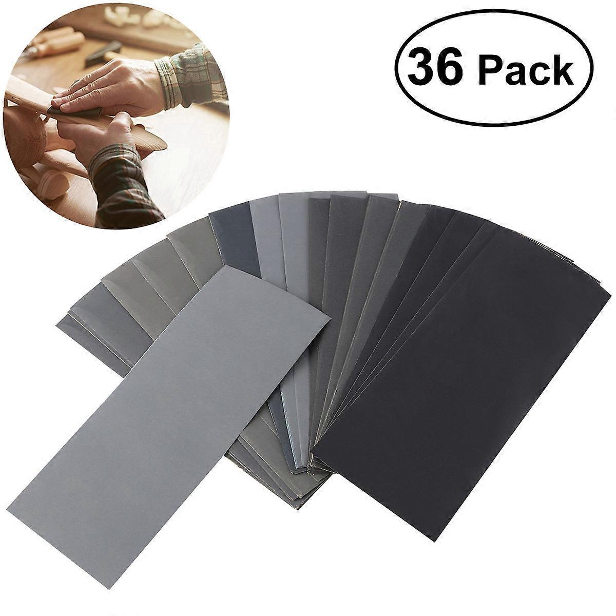 Silicon Carbide Sandpaper Sheets, Wet or Dry Use for Polishing Plastic and Glass