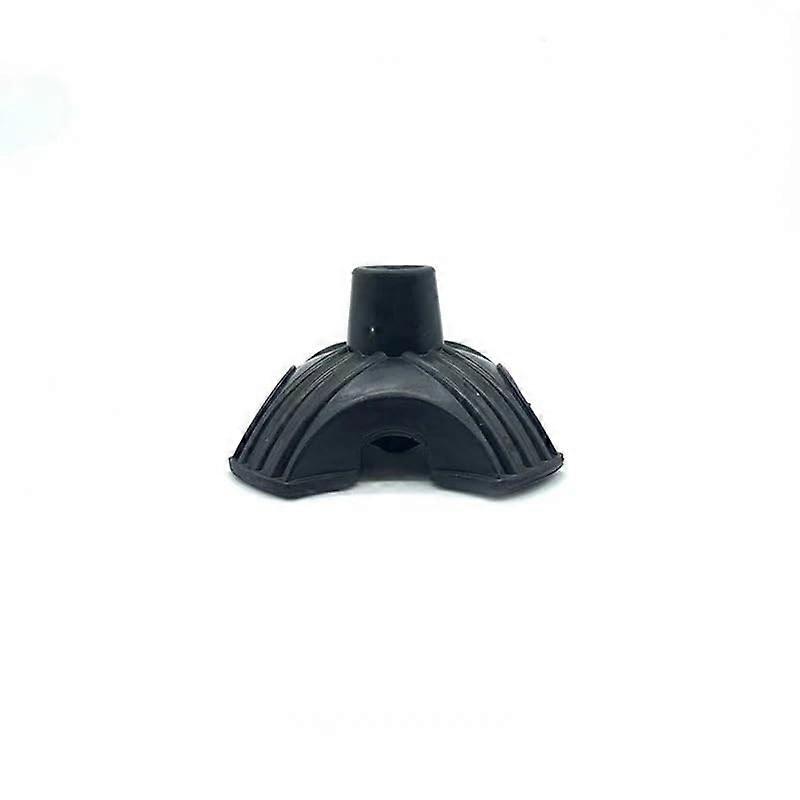 Walking Stick End Tripod Cane Tip Pad Self-Standing Tripod For Cane Non-Slip Rubber Ferrule Bottom 19mm 4-Foot