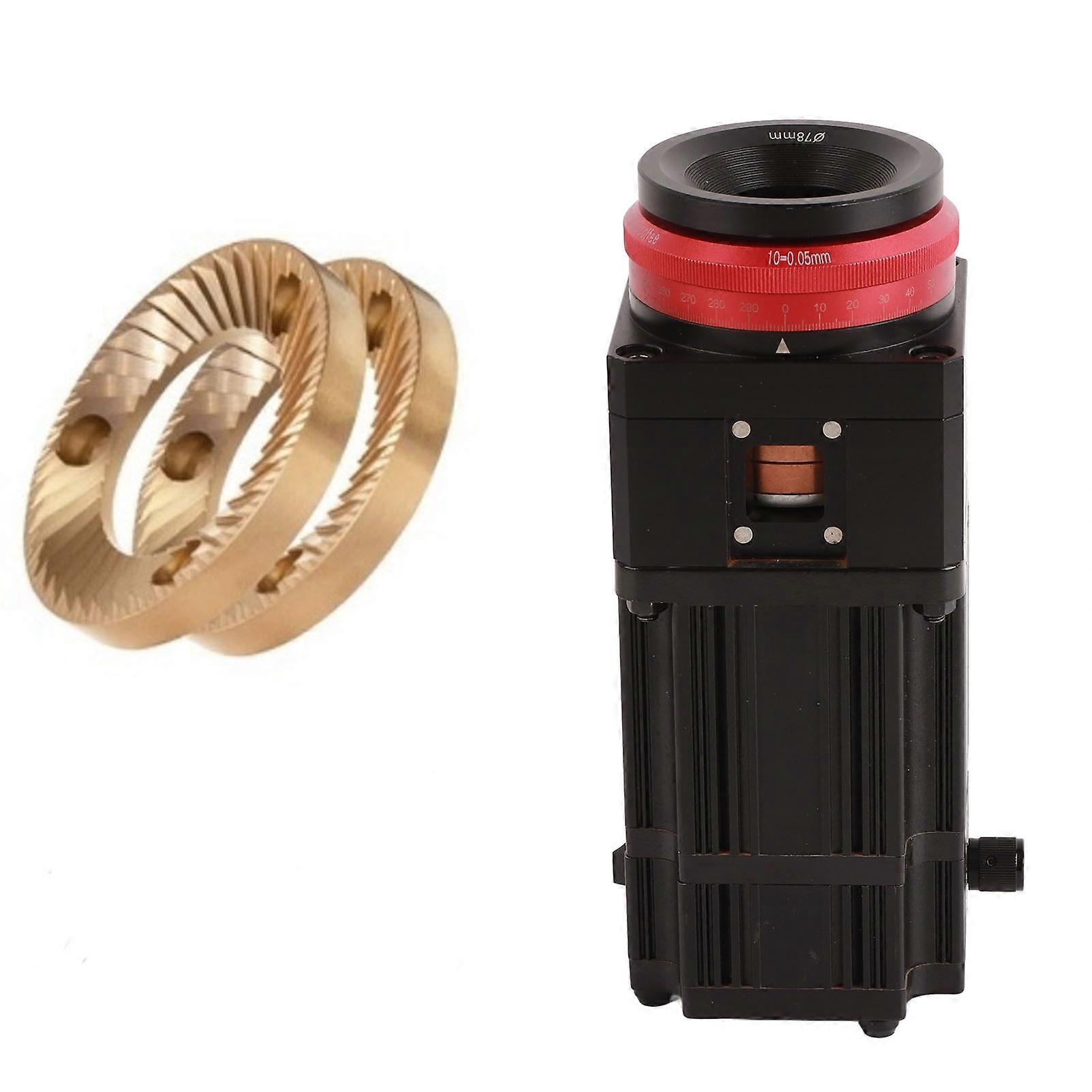 Adjustable-Speed Coffee Grinder with Titanium Blade, 100-240V US Plug