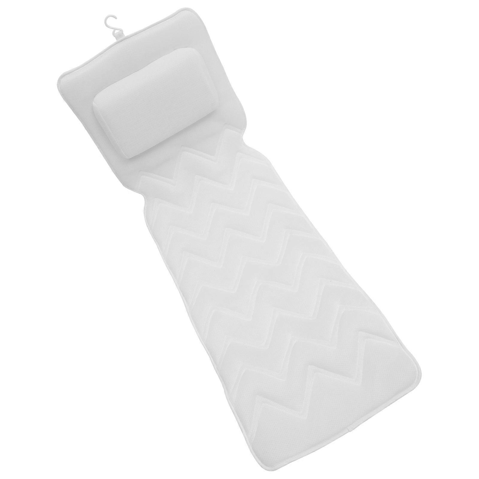 Bathing Pillow with Non Slip Suction for Bathtub Neck Support and Full in Spa and Bath Relaxation for Family and Friends