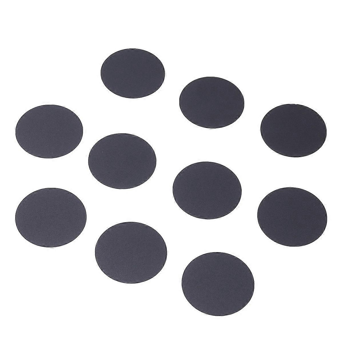 Round Metal Plate Disk 4cm Diameter Black Color For Magnet Mounts 10Pcs Designed For Vehicle Use And Device Mounting