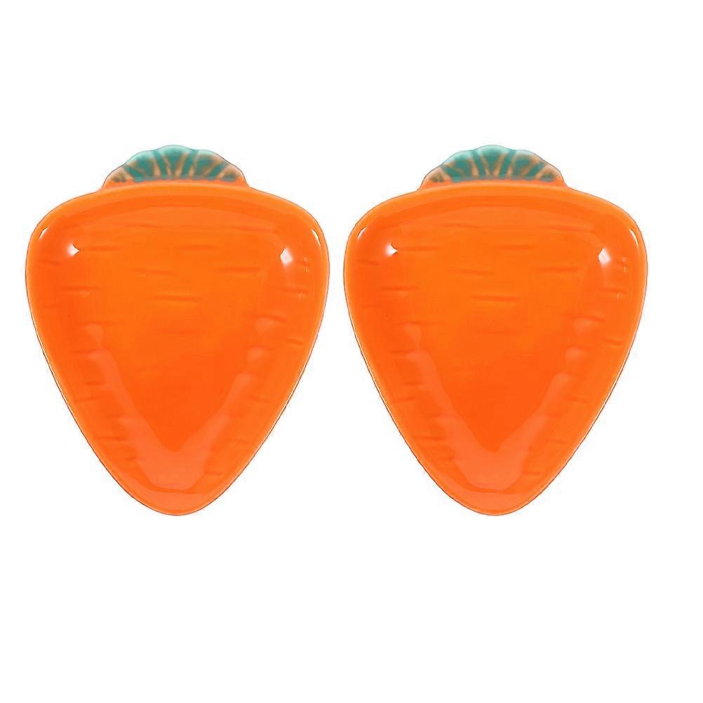 Small Ceramic Dipping Bowls 2Pcs Great For Serving At Family Gatherings And Parties Stunning Presentation Orange Handpainted