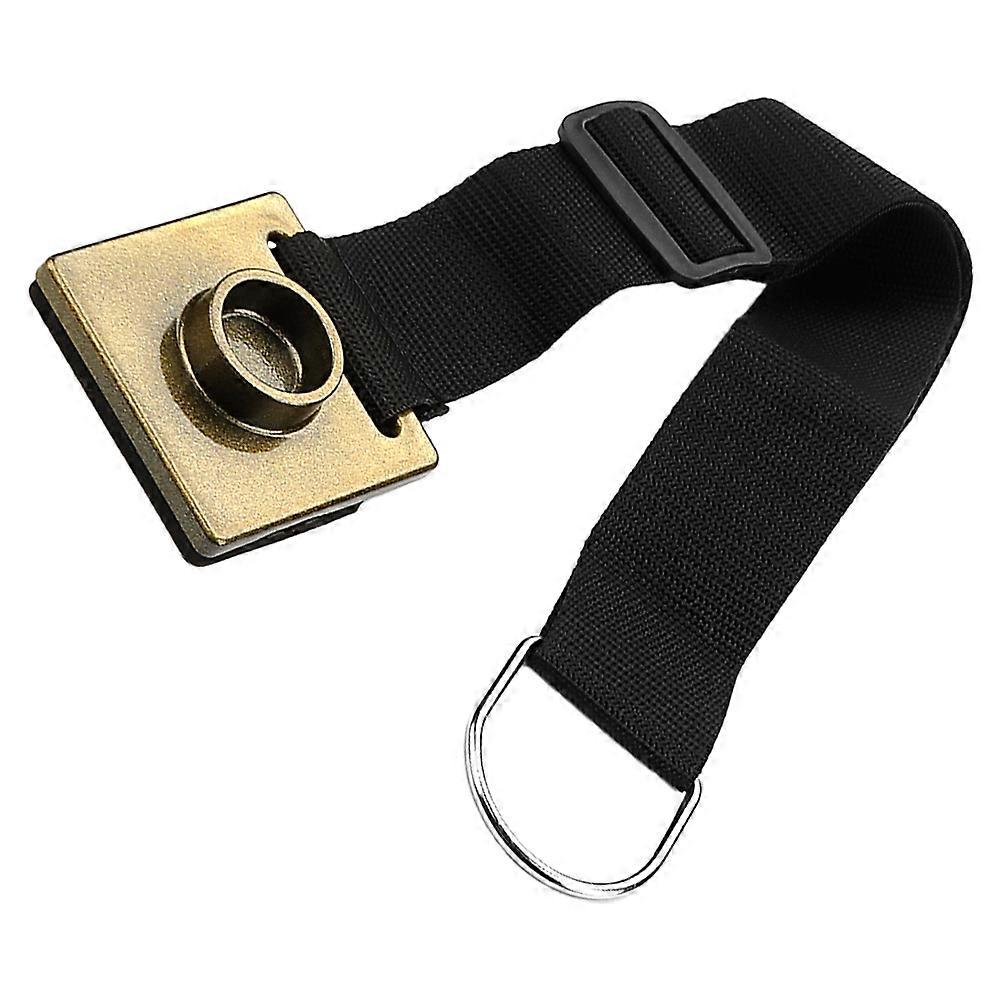 Golden Cello Endpin Anchor Holder with Thick Rubber Pad and Adjustable Strap for Home Use Wide 1.5Inch Belt