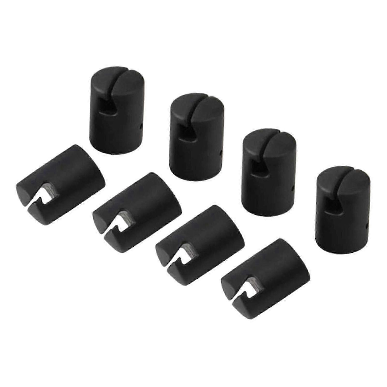 2024 8x Trampoline Enclosure Pole Caps - Protective Cover End Protector, Waterproof Trampoline Shell Rod Cap for Kids and Home Use