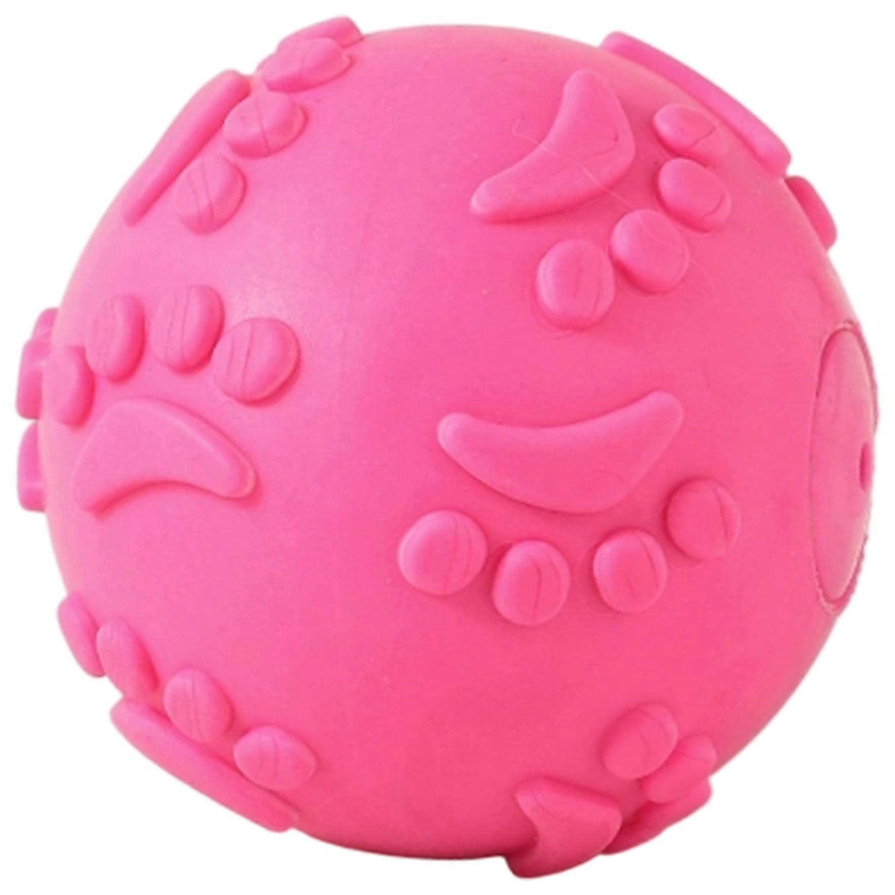Interactive Dog Squeaky Ball Latex Chew Toy For Puppies Durable Unbreakable Squeaky Ball For Small Medium Large Puppies