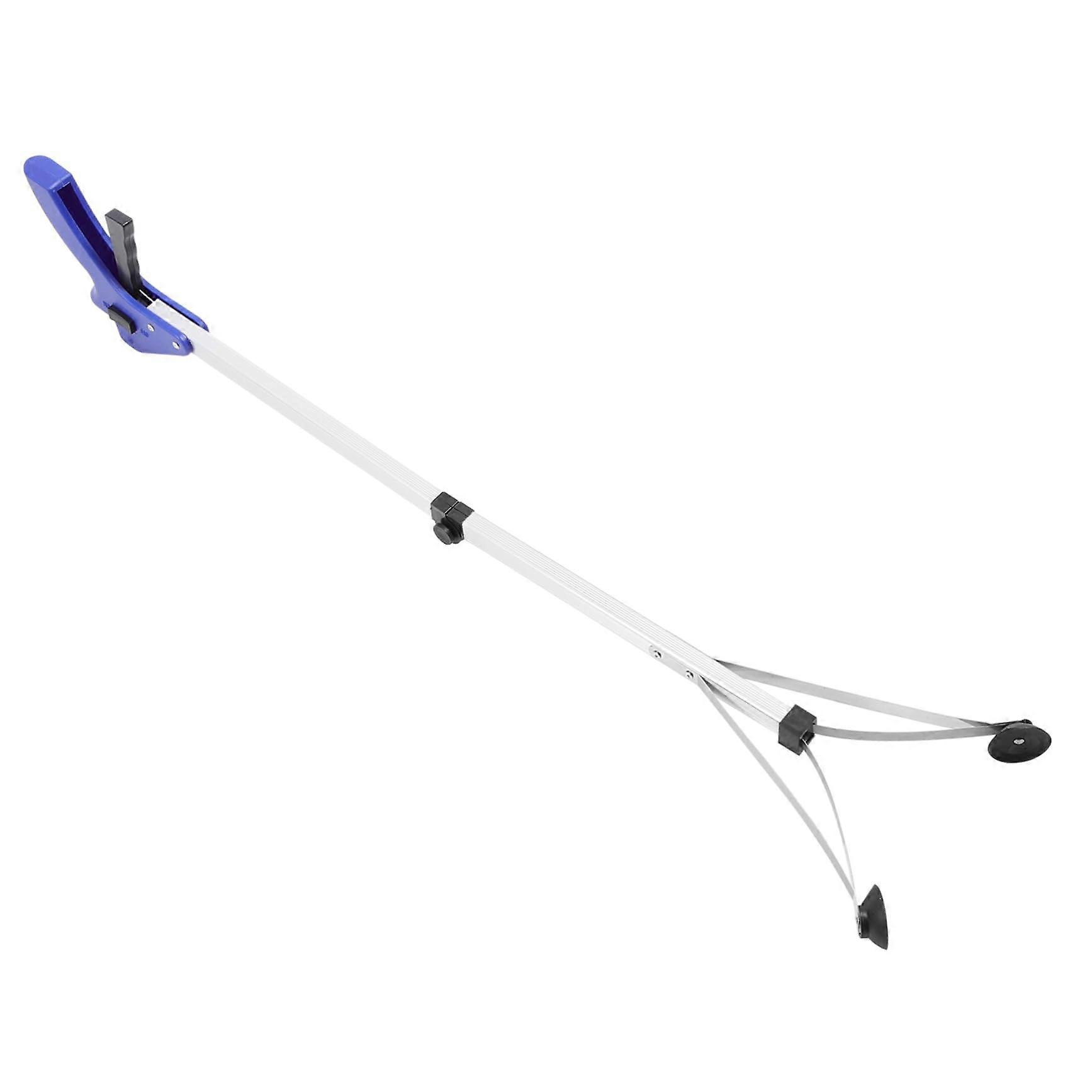 Garden Waste Tongs with Long Handle, Plastic Trash Picking Clips, Handheld Rubbish Collector and Claw Gripper Tool