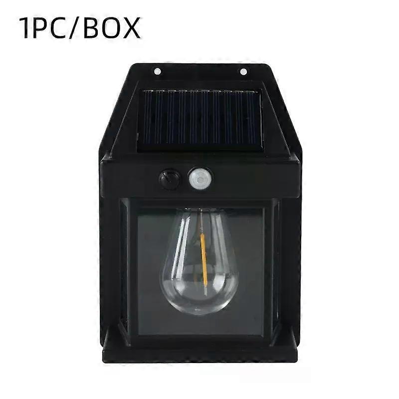 Outdoor Solar Tungsten Wall Light with Motion Sensor IP65 Waterproof LED Safety Light compatible Patio Outdoor Deck Porch Barn Garage
