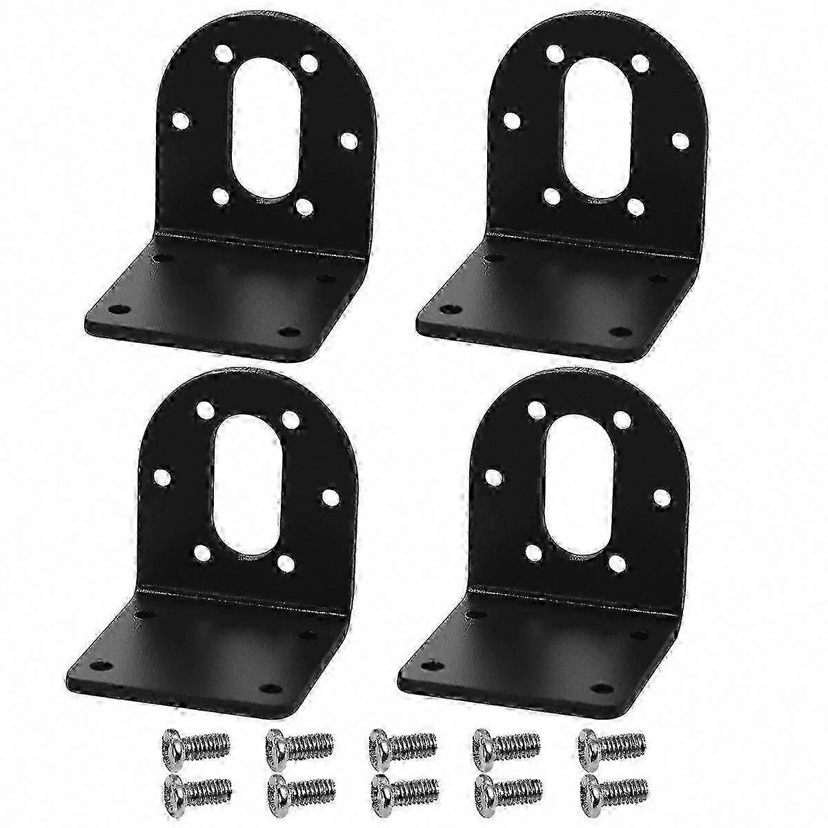 4PCS DC Gear Motor Mounting Brackets - Motor Fastener Fixed Seat for Secure Installation