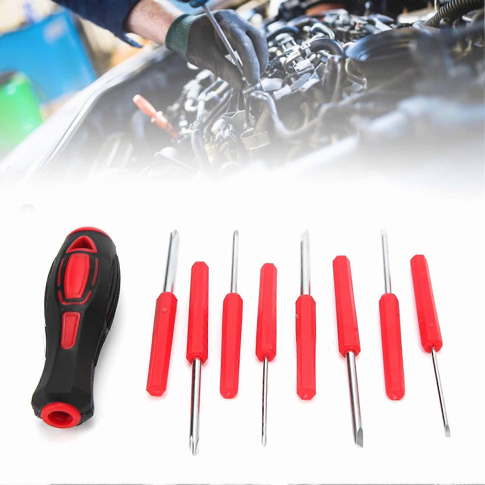 Screwdriver Combination Set Multi Function Repair 8-in 1 Hand Tool Kit with Handle