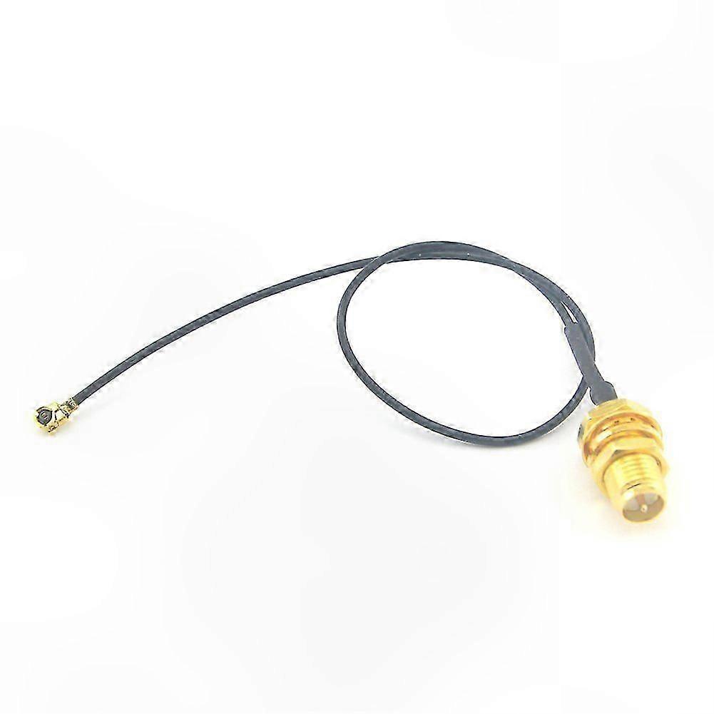 Dual Mini PCI to RP-SMA WiFi Antenna Adapter Cables for Networking Devices