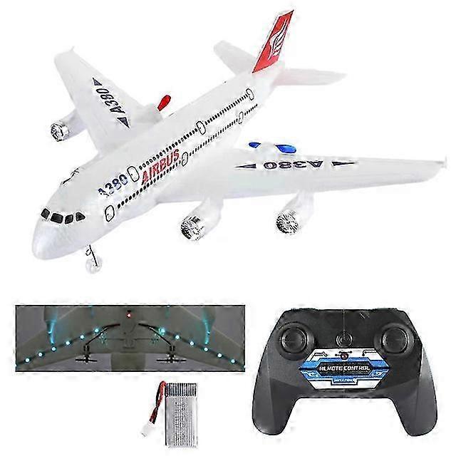 RC Plane 2.4G Remote Control Fixed Wing Aircraft Toy for Kids - Educational Model Airplane Gift for Boys