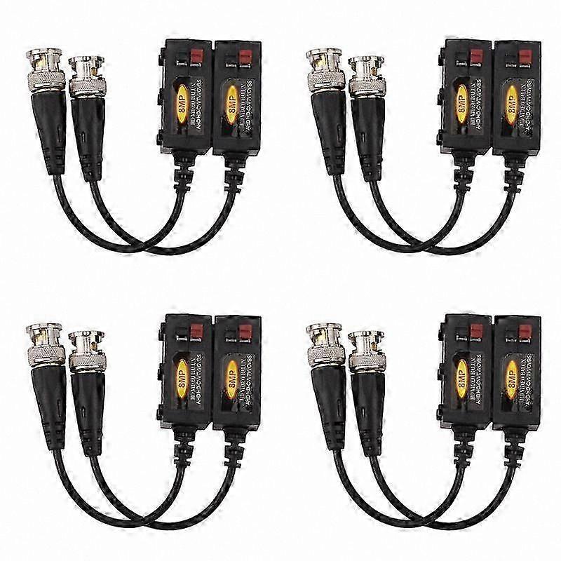 4 Pairs HD Video Balun Transmitter for 1080P AHD/HD-CVI/TVI/CVBS Cameras