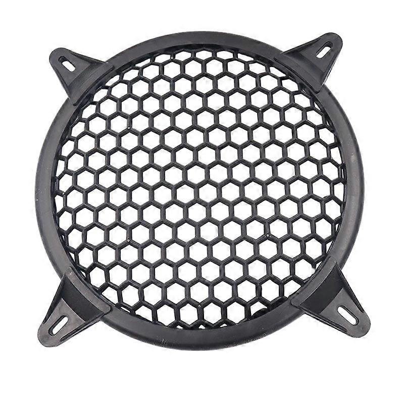 Automobile audio speaker protective cover, four - corner design with multiple sizes, suitable for 6/8/10/12 inches, automobile audio accessories