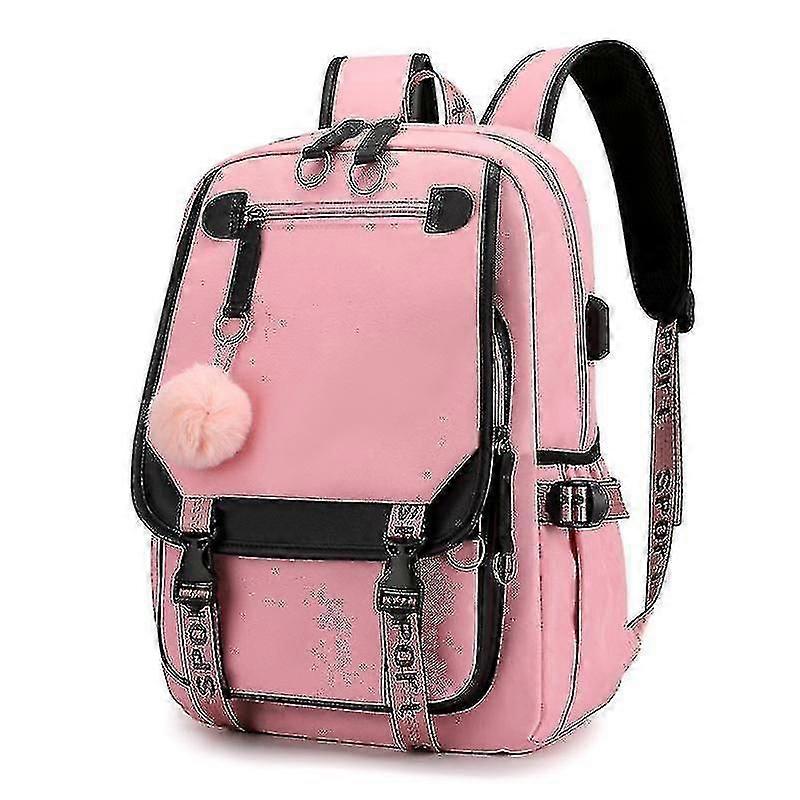 Nylon Material Backpacks With Swagger Bag