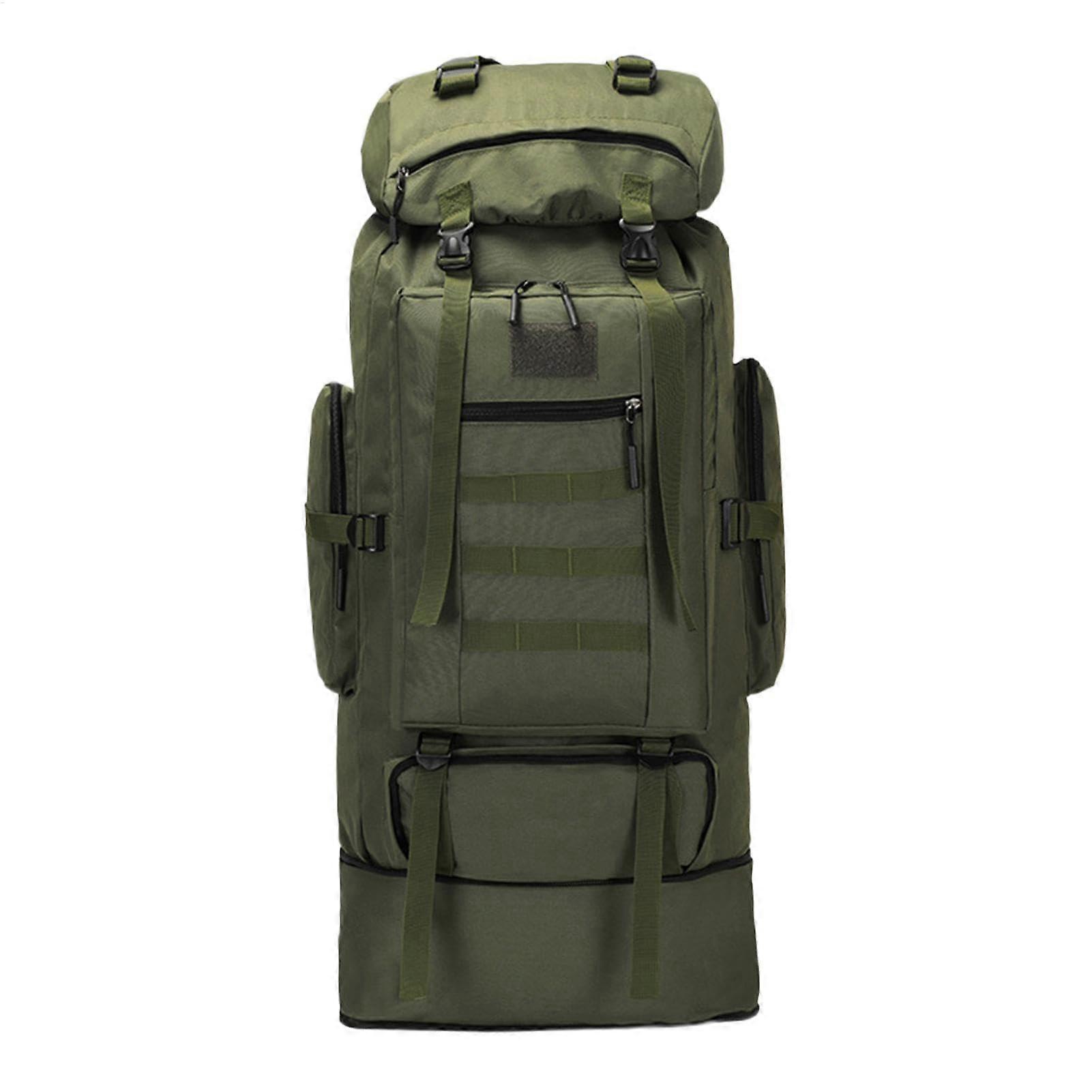 Large Capacity Waterproof Trekking Backpack 100l Army Green