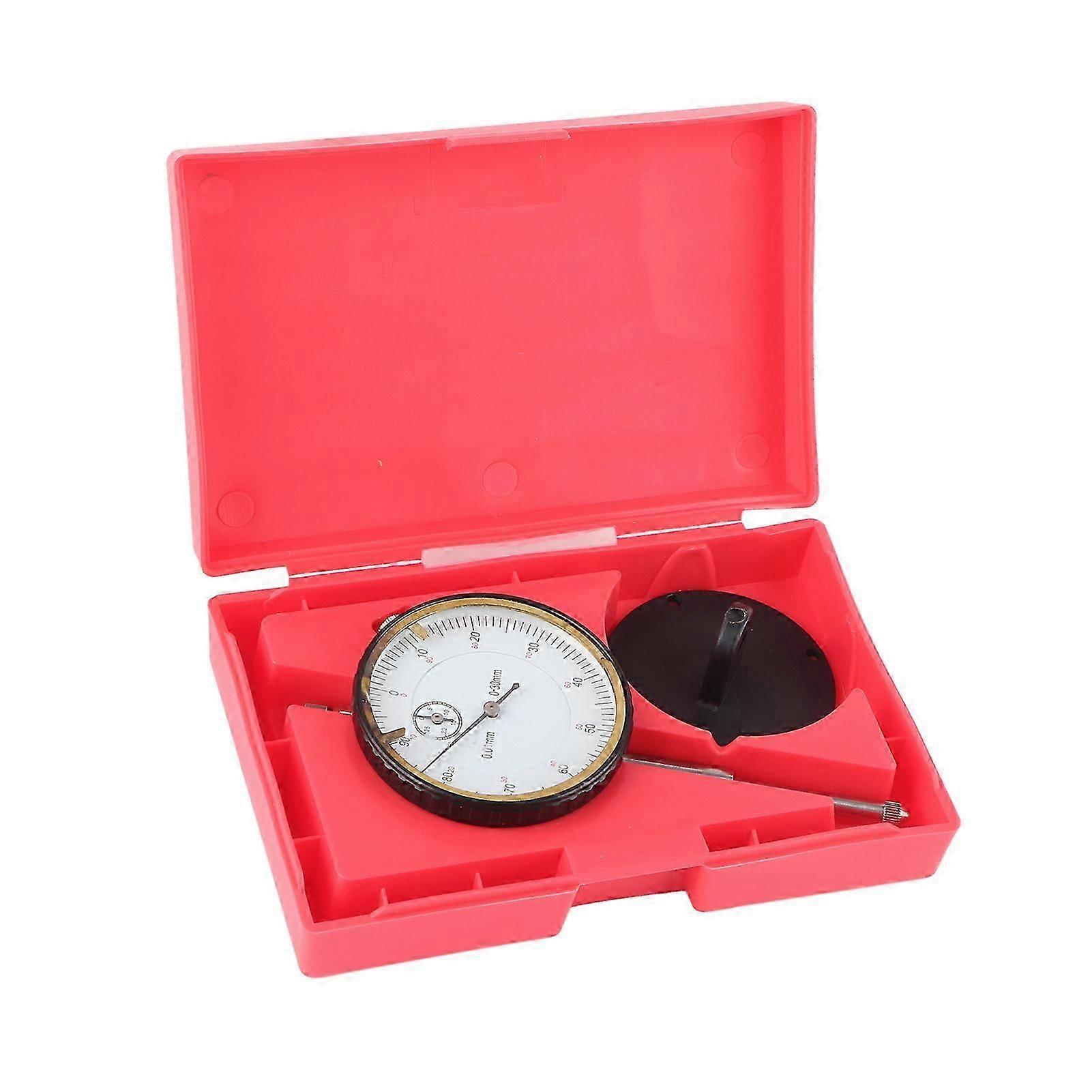 Dial Indicator Brass Movement 7?Bearings High Speed Steel Probe Head Measurement Tool 0?30mm