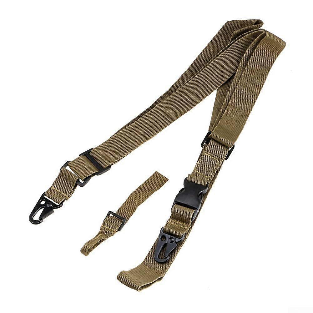 3 Point Sling For Hunting Nylon Construction, Adjustable Length, Khaki