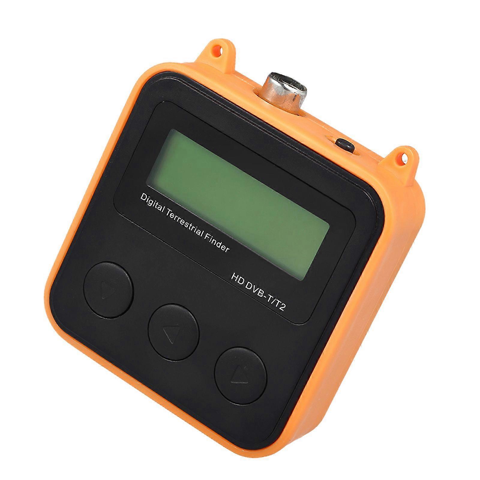 SH-110HD Terrestrial Signal Finder Meter DVB-T DVB-T2 HD Digital TV Signal Finder Receiver LCD Dispaly