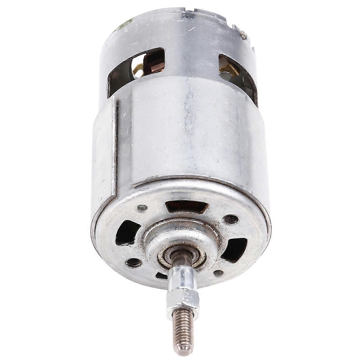 755 DC Motor for Weed Trimmer 12V Grass Cutter Motor with Long Shaft for Efficient Weed Cutting and