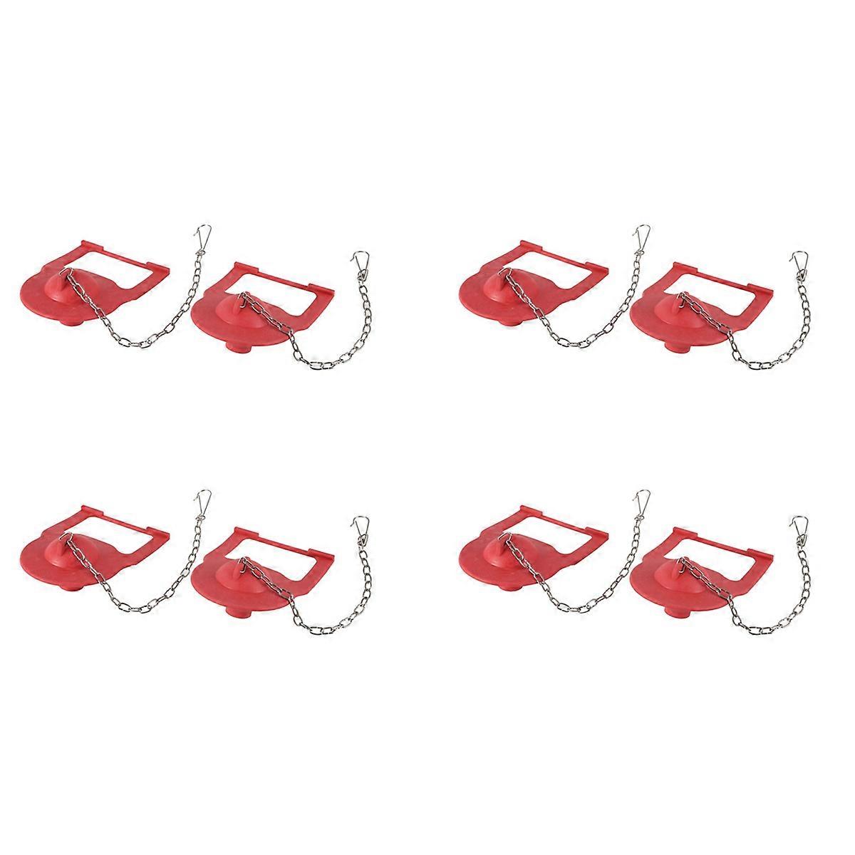 8 PCS 2 Inch Toilet Flapper for -Fin Flapper Replacement Kit, Replace for Toilet Part 84138, 84314