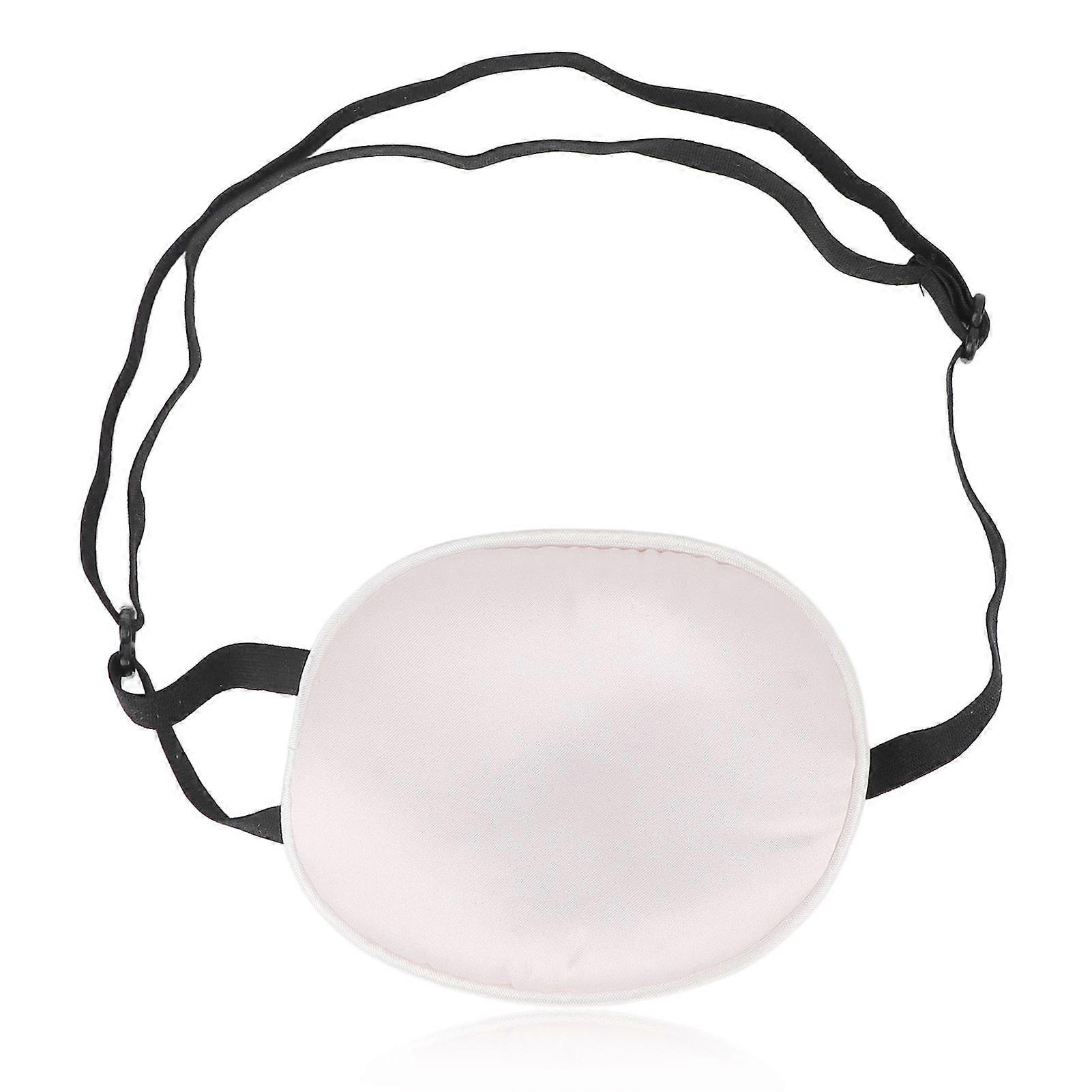 Eye Patch Silk Cotton Elastic Strap Full Cover Light Blocking Eye Cover Pad for Adults Rose