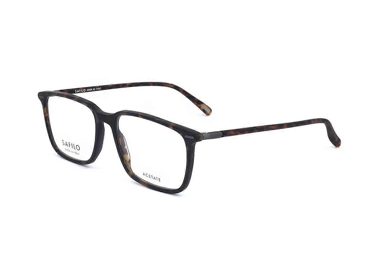 Eyewear Frames Safilo RIVETTO 02 N9P MATTE HAVANA 54/17/145 MAN