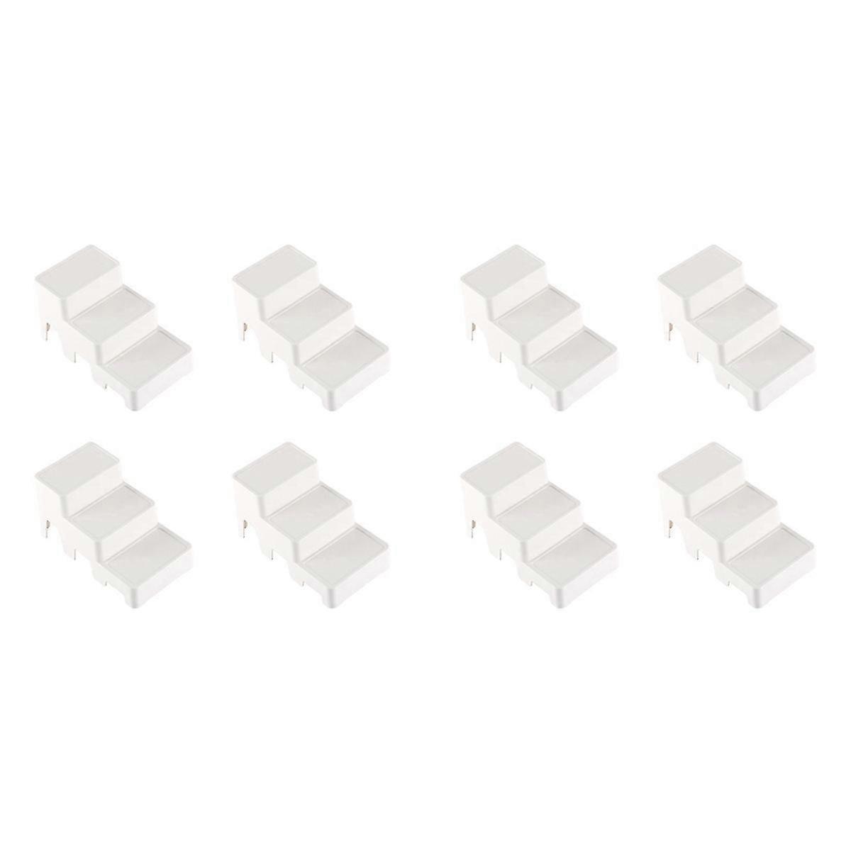 Rack multi-layer desktop computer desk storage rack drawer white