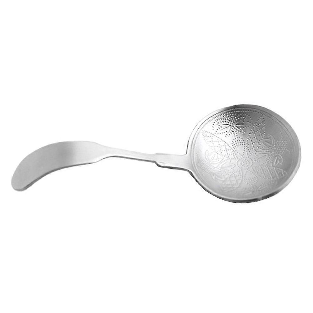1pc Creative Stainless Steel Tea Scoop Practical Tea Spoon Exquisite Teaspoon