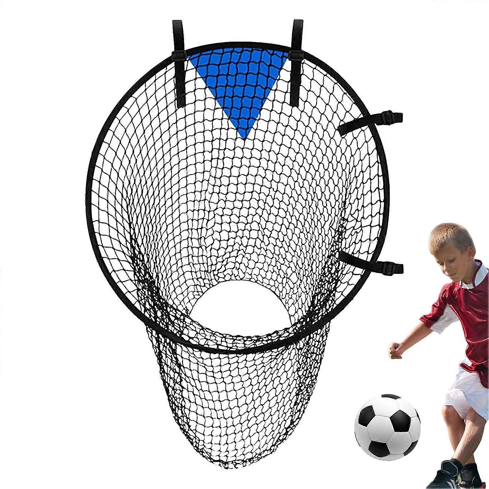 Soccer Training Net, Foldable Kicking Practice Net, Portable Mesh Goal For Outdoor Soccer, Garden Backyard Court
