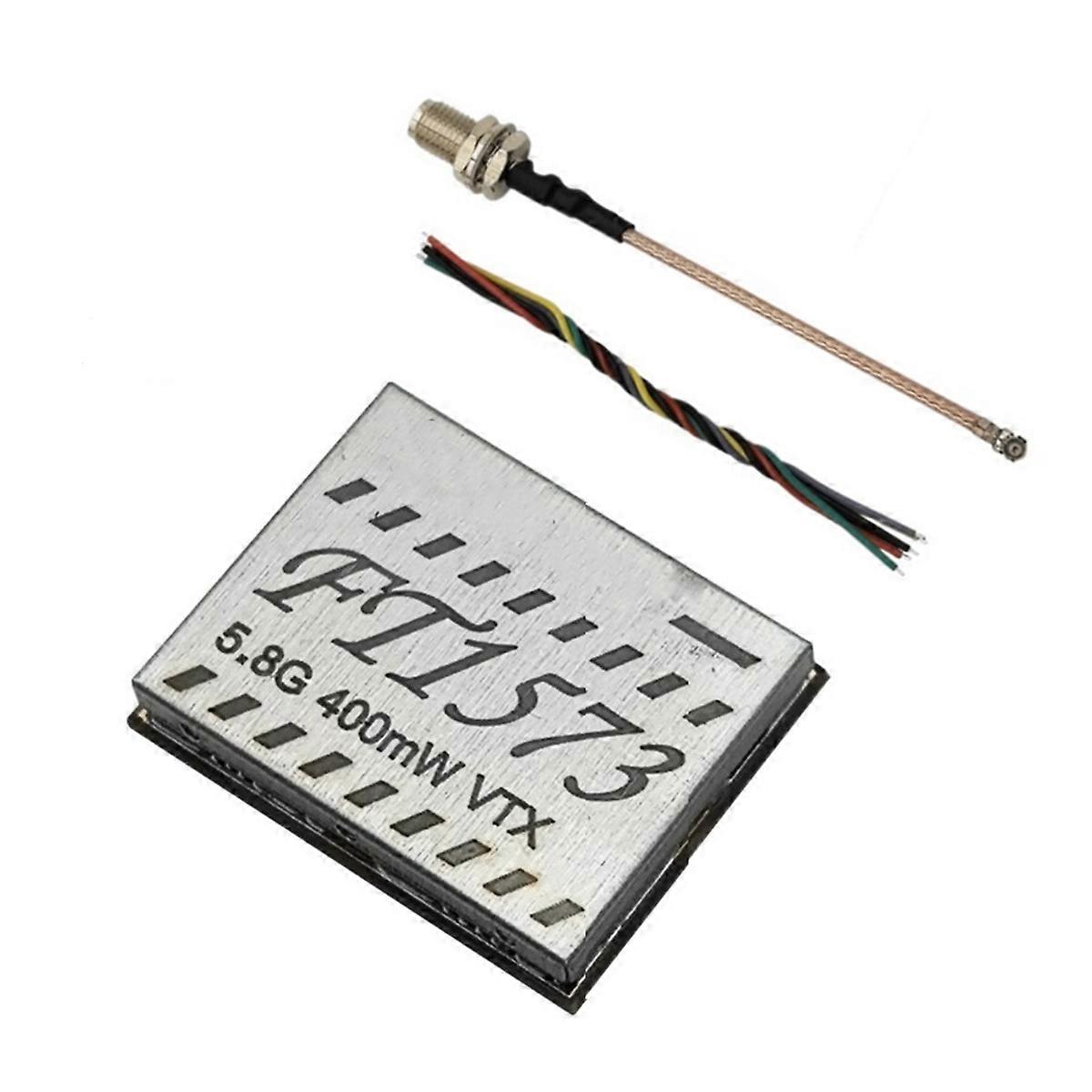 FT1573 5.8G 400mW VTX 48CH Mini FPV Video Transmitter Supports IRC Tramp Protocol OSD Tuning for FPV