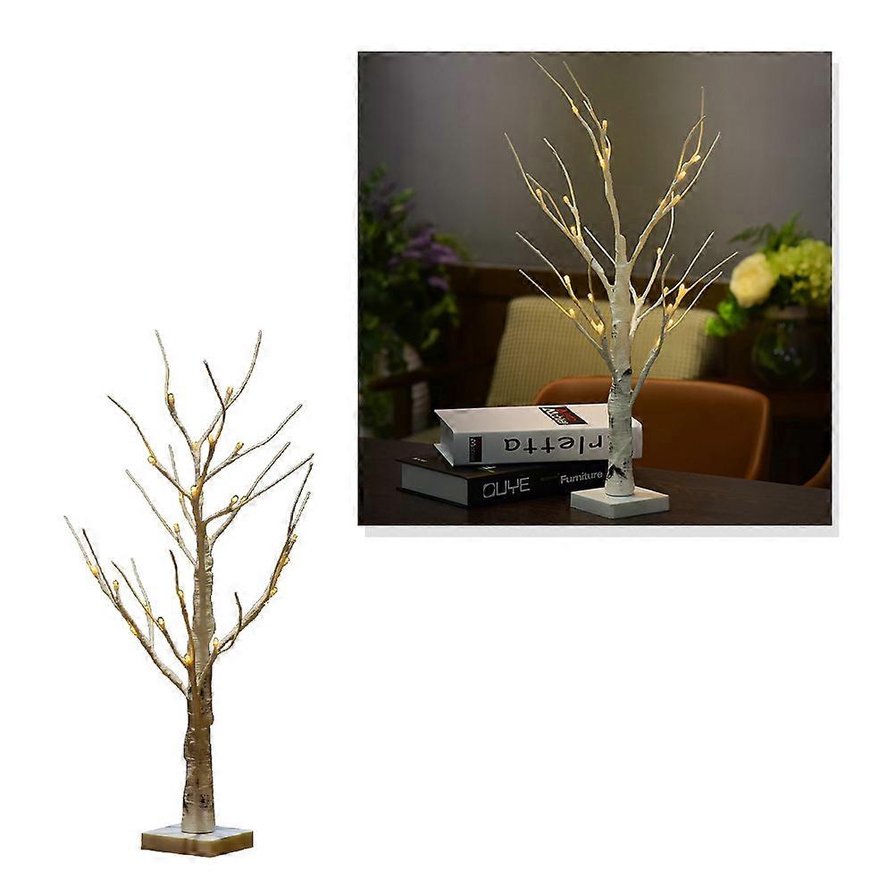 Home Decor Lights Led Lighted Flexible Birch Tree Lights Pc Material Small Lighted Tree 1Pack