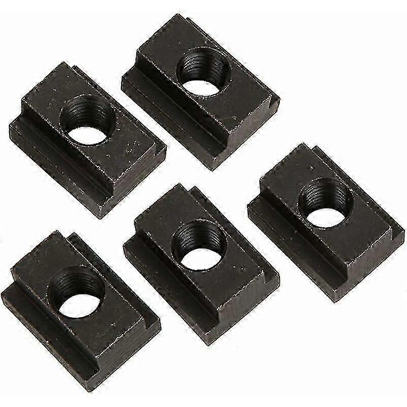 5Pcs M12 T-Slot Nuts, T-slot Nut Thread, with Black Oxide Finish