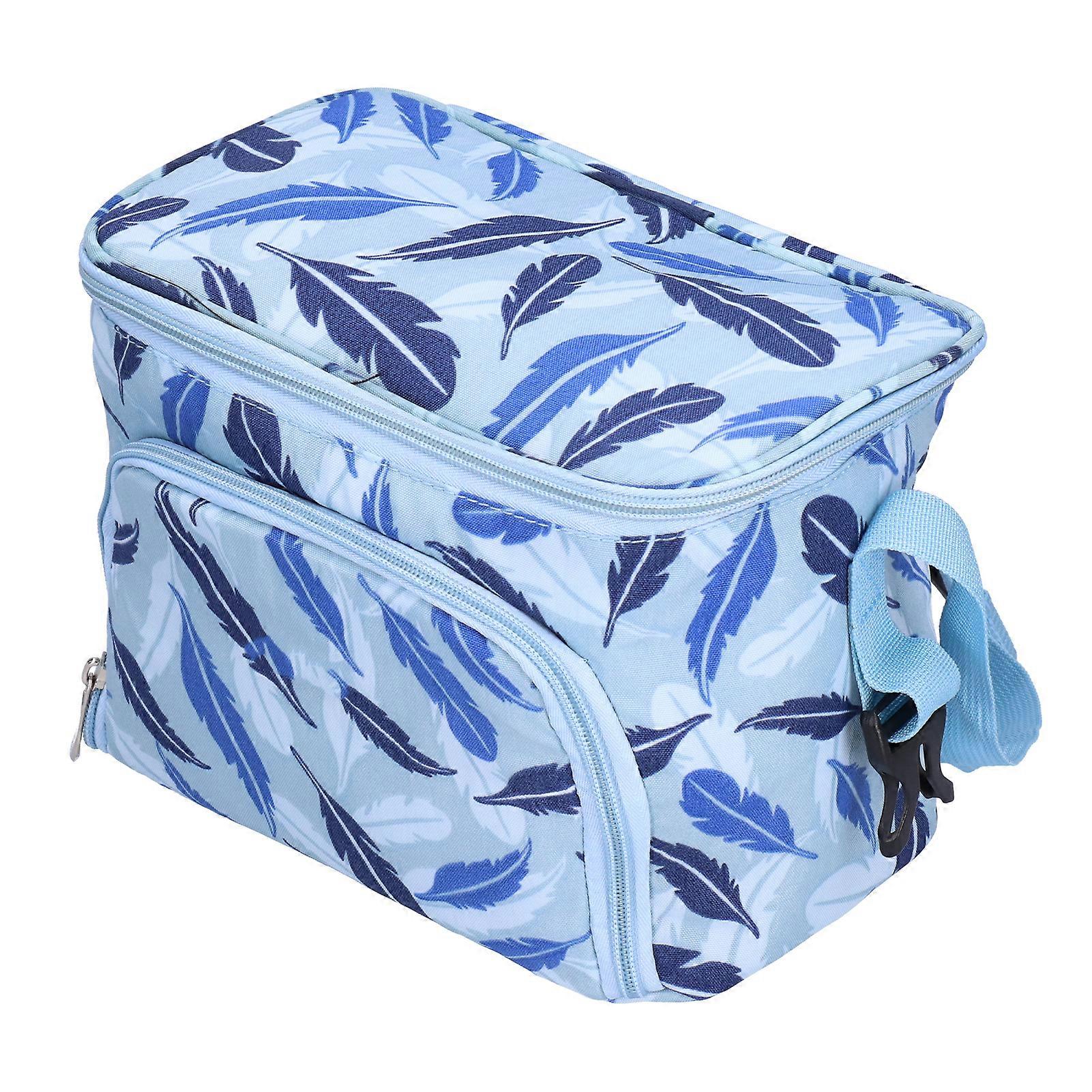 Multi-Functional Blue Diaper Bag 24.5x14x17cm Insulated Waterproof