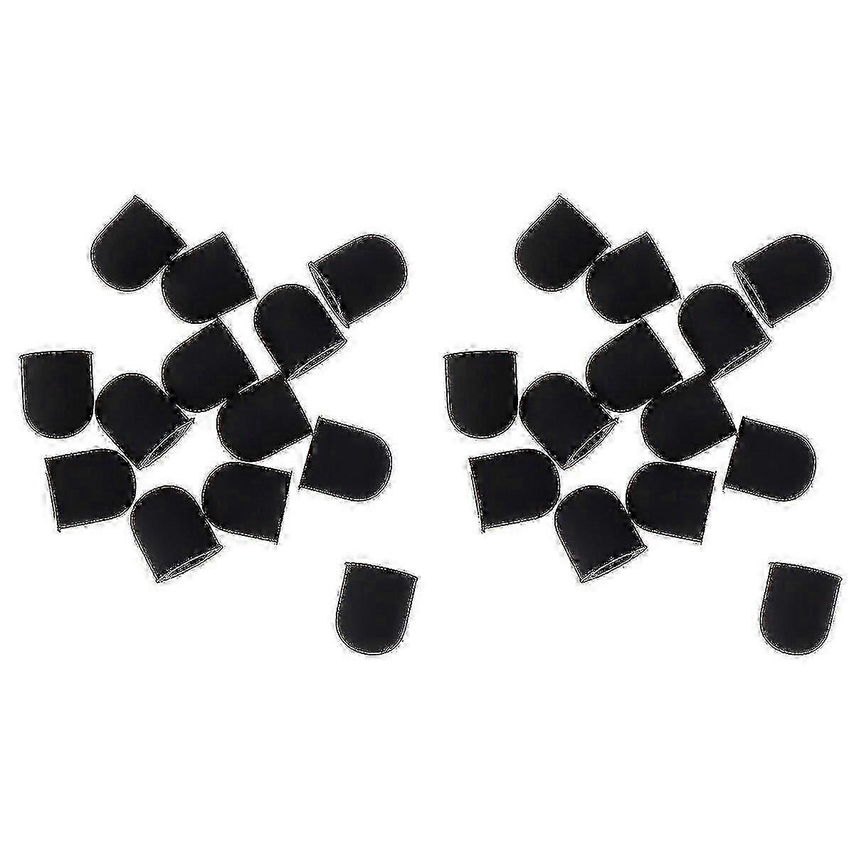 75 Pcs Remplacement Stylus Tips Remplacement Silicone Nib Cover pour Touch Pencil Stylus Touchscreen Pen(stylo exclu)