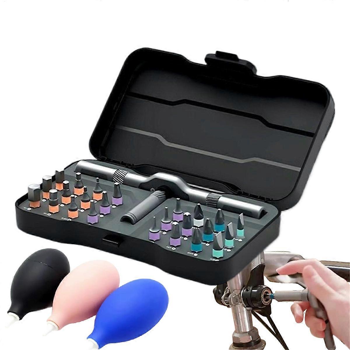 24-in-1 Multifunction Ratchet Screwdriver Set Multi Magnetic Bits Mini Repair Tool Kit Household Tool for Electronics