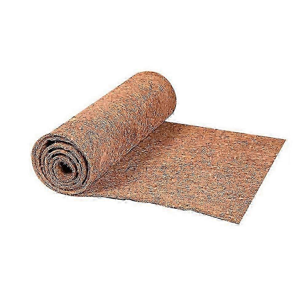 2025 Coconut Fiber Mat Roll for Reptile Terrarium, Cuttable Floor Liner, Non-Slip Coir Carpet (20/25x100cm)