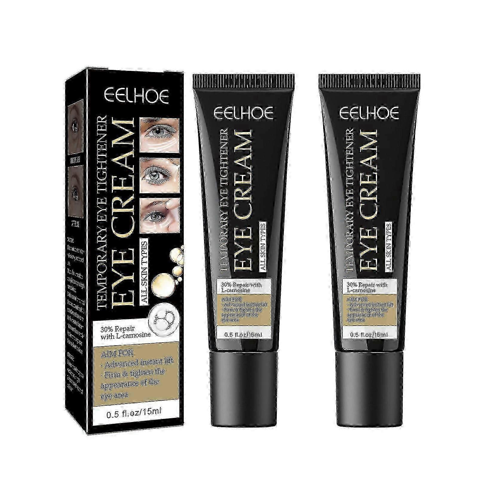 Eelhoe - 2pack Firming Eye Cream ، كريم مؤقت لشد العين ، كريم لشد العين للنساء ، كريم لإزالة أكياس العين ، يرفع ثبات العين المضادة للتجاعيد