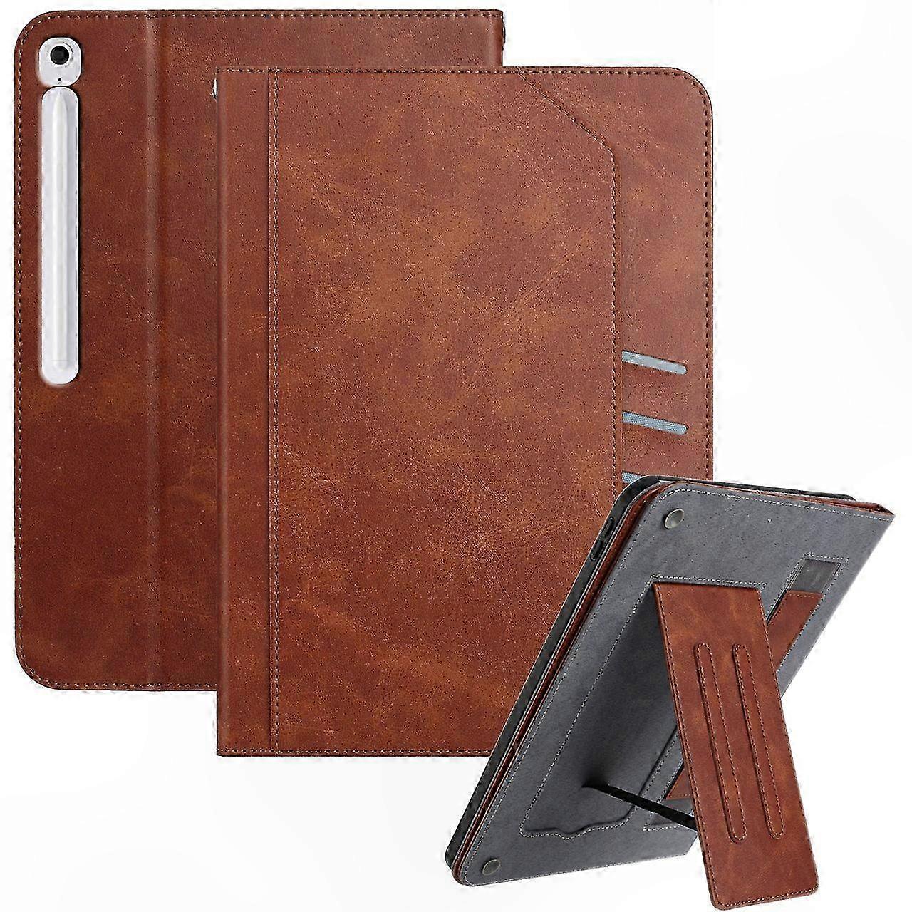 Auto Wake Sleep PU Leather Tablet Cover with Stand Wallet Hand Function for 10 Inch Tablets