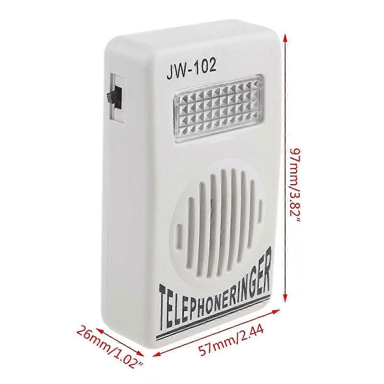 Telephone Ringer Phone Amplifier Wall Ring Speaker Strobe Light