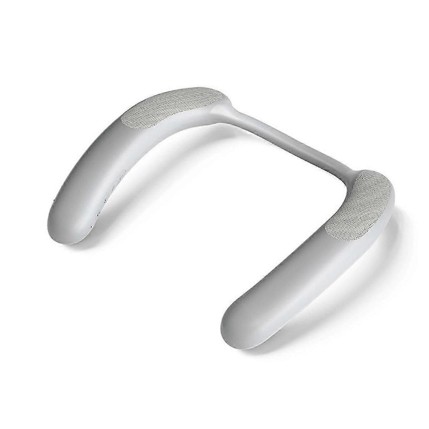 Neck Wearable Wireless Bluetooth Speaker, Portable Stereo Music Player with Microphone, Bass, Hands-Free Functionality B