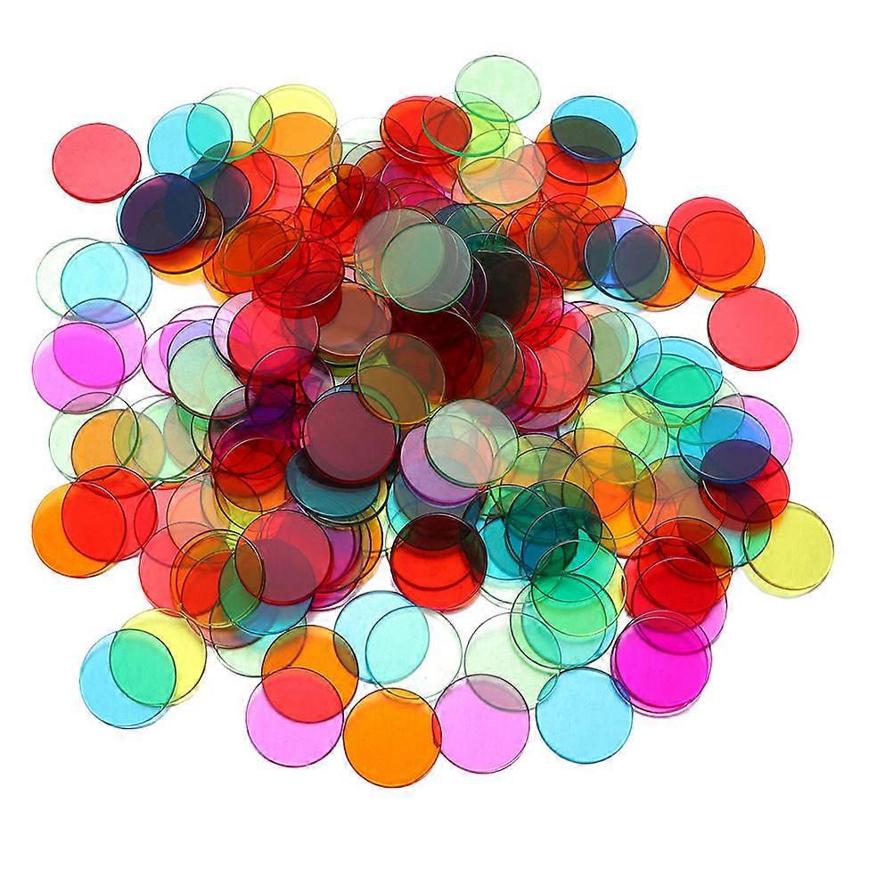 Chips Plastic Markers for Game Tokens 600Pcs Assorted Color