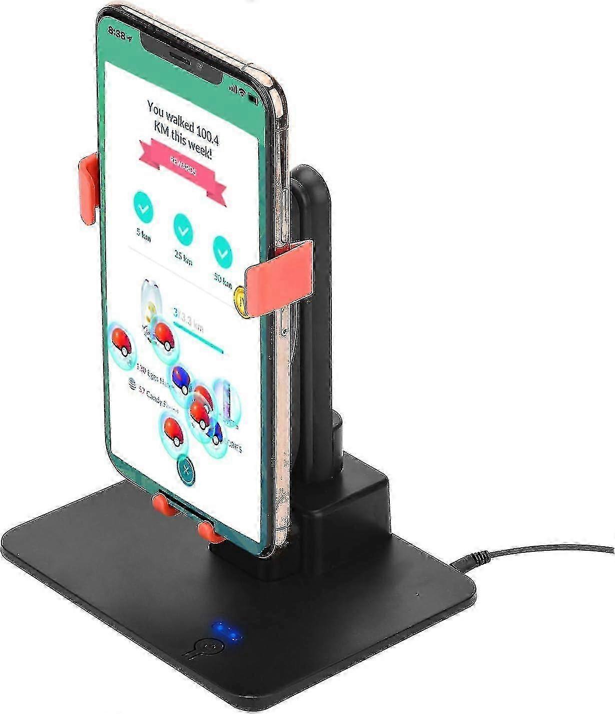 suitable for pokemon go, adjustable phone swing device for hatching eggs and steps, compatible with ios and android